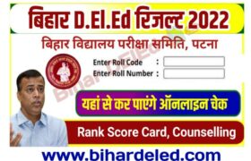 Bihar DElEd Entrance Exam Result 2022