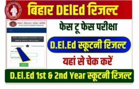 Bihar DElEd Scrutiny Result 2022 Direct Link